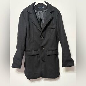 Black Button-Up Coat